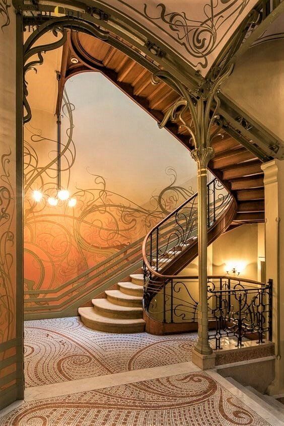 Victor Horta iron works Art Nouveau